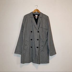 Gingham Trench Coat